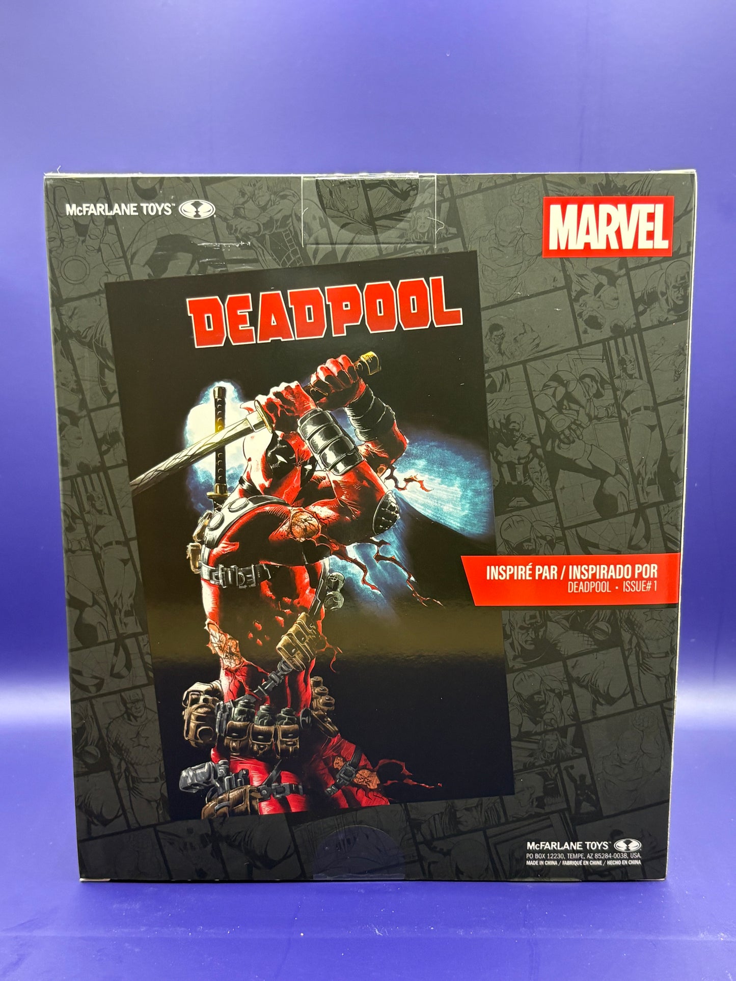 McFarlane Toys Marvel Comics deadpool #1 Comic Inspired Statue – 1/10 Scale