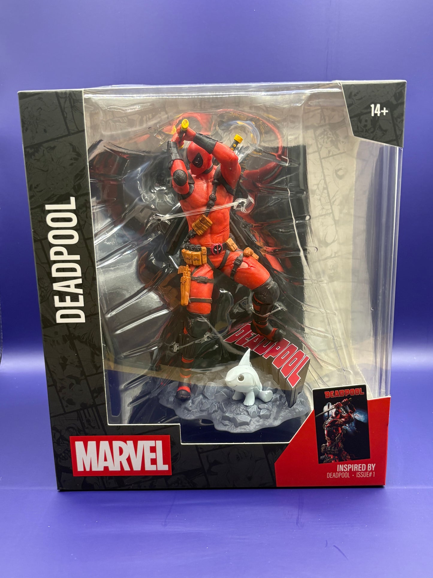 McFarlane Toys Marvel Comics deadpool #1 Comic Inspired Statue – 1/10 Scale