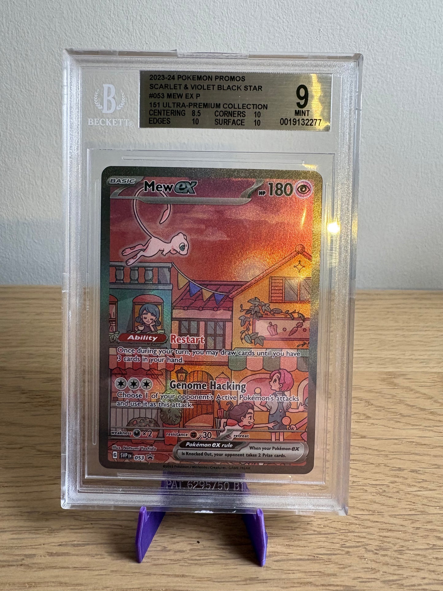 Mew ex #53 – Pokémon Promo – BGS 9