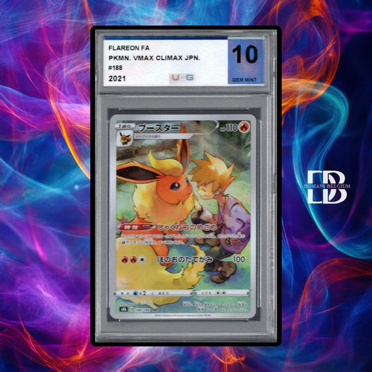 Pokemon Flareon #188 Japanese VMAX Climax UCG 10 Gem Mint