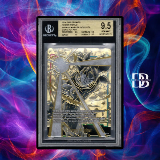Dragon Ball Super Son Goku Energy Marker Gold Foil ED1-01 BGS 9.5