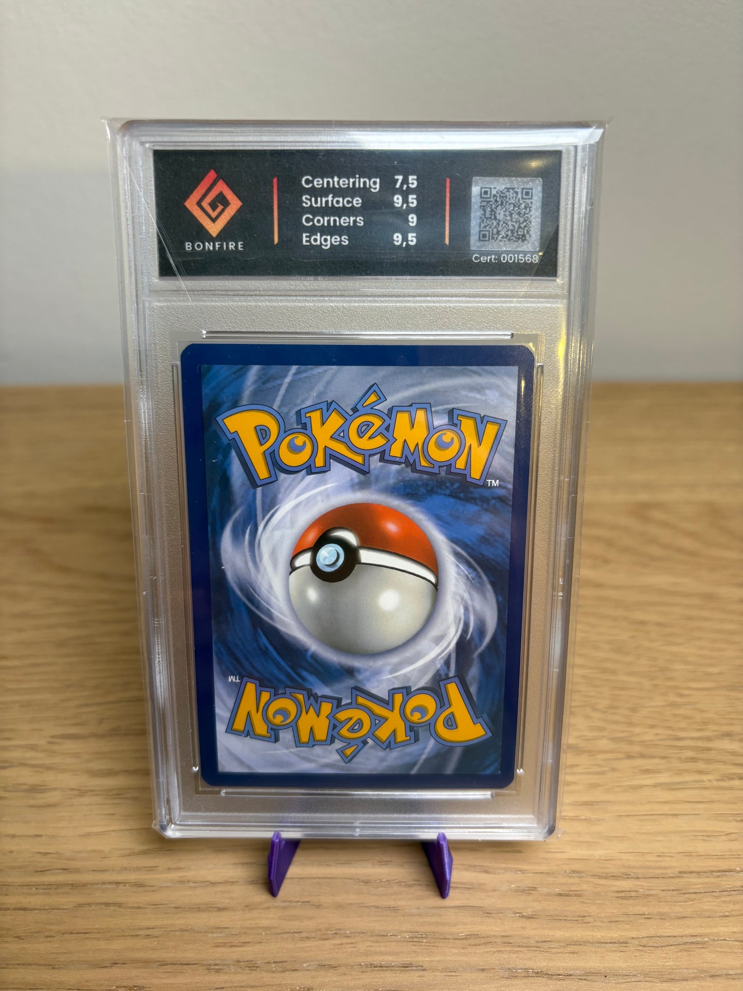 Pokemon Kingdra EX #131 English Promo Bonfire 9.5 Full Art Slab
