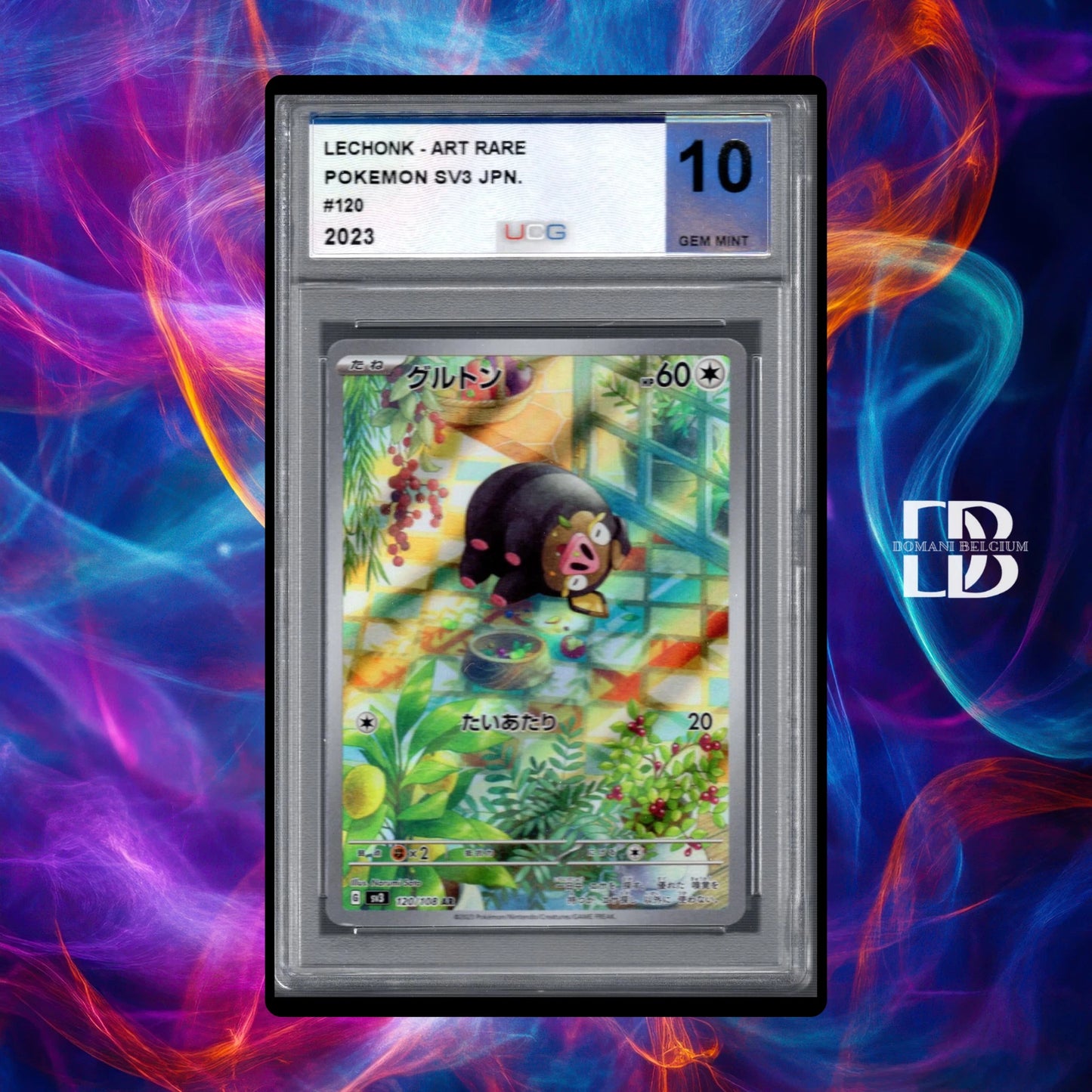 Pokemon Lechonk #120 Japanese Ruler of the Black Flame UCG 10 Gem Mint