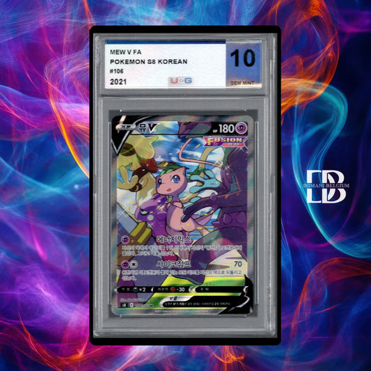 Pokemon Mew V 106/100 S8 Alternate Art Korean UCG 10 GEM MINT