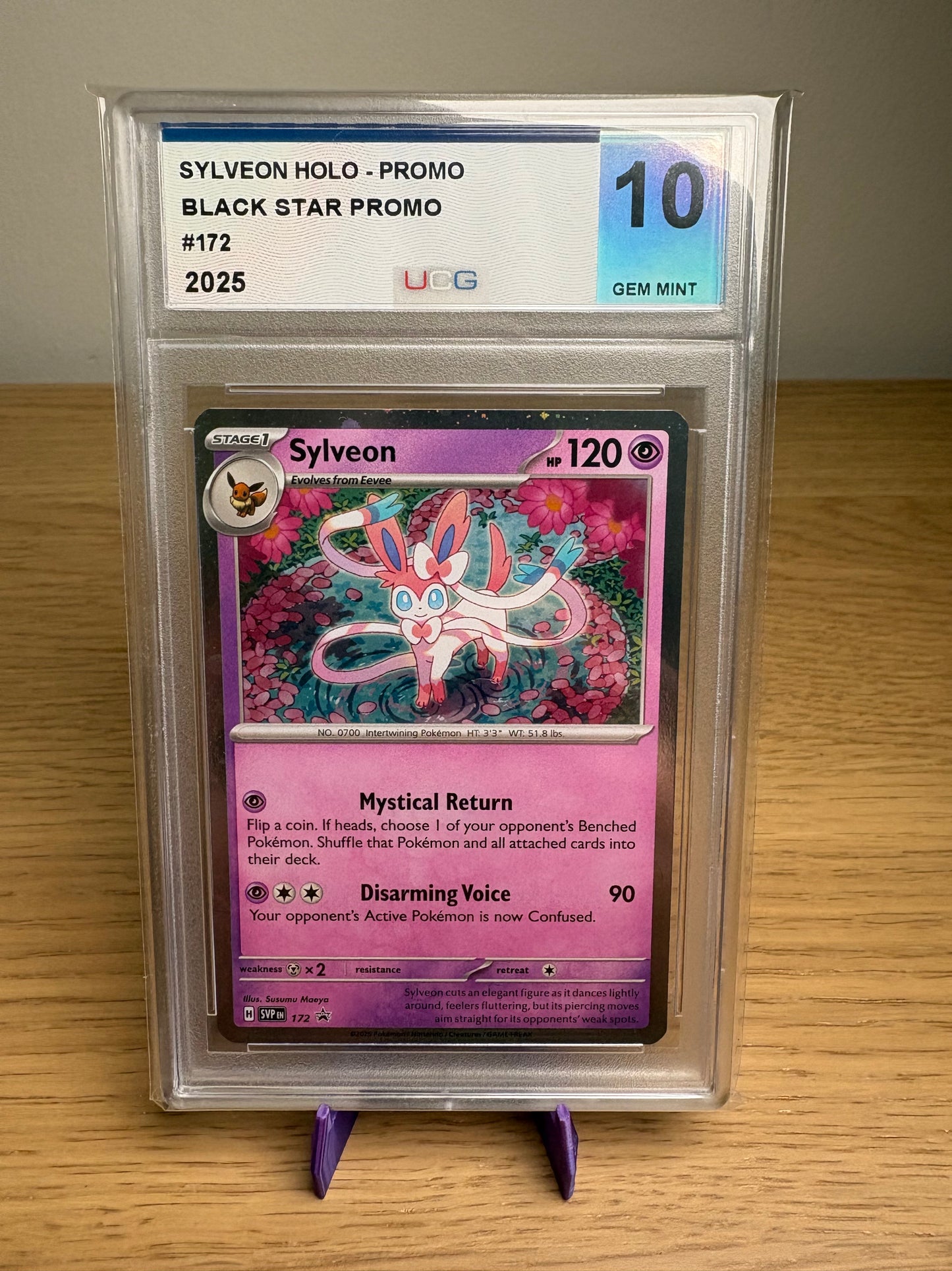 Pokemon Sylveon #172 English (Black Star Promo) UCG 10 Gem Mint