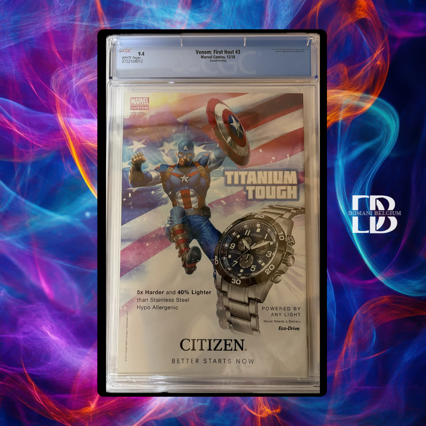 Venom First Host #3 (2018) 2nd Print Bagley – CGC 9.4