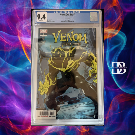 Venom First Host #3 (2018) 2nd Print Bagley – CGC 9.4