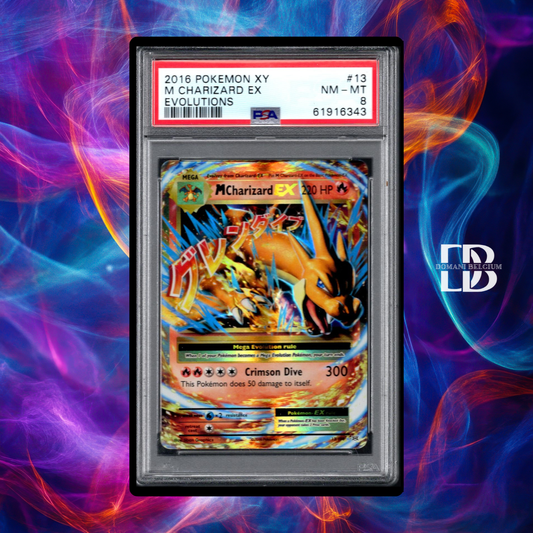 M Charizard EX #13 – Pokémon Evolutions – PSA 8