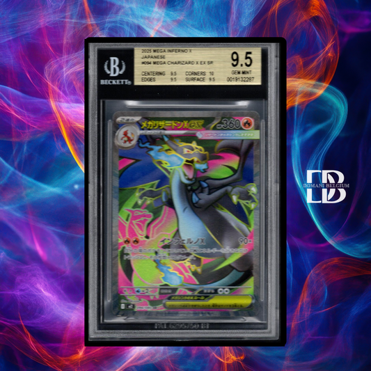Mega Charizard X EX #94 – Pokémon Japanese Inferno X – BGS 9.5